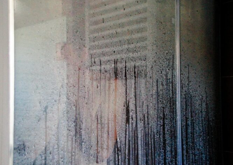 Full frame shot of wet glass window